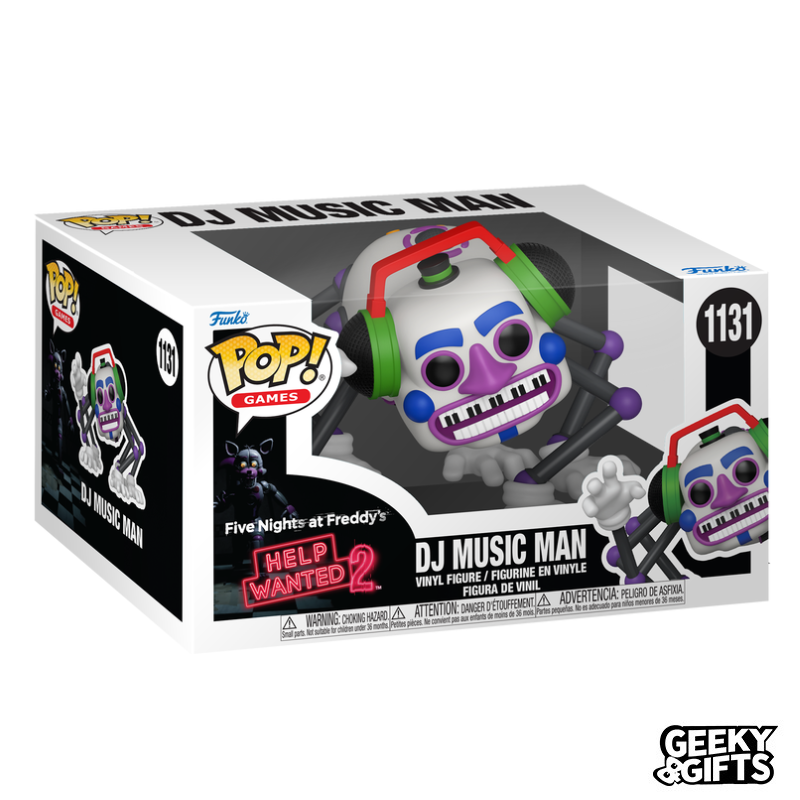 Preventa Funko Pop Games: Five Nights at Freddy's VR: Help Wanted 2 - Dj Music Man 1131