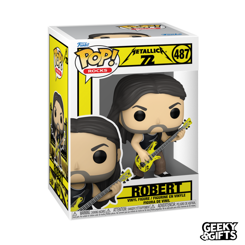 Preventa Funko Pop Rocks: Metallica - Robert 72 Seasons 487