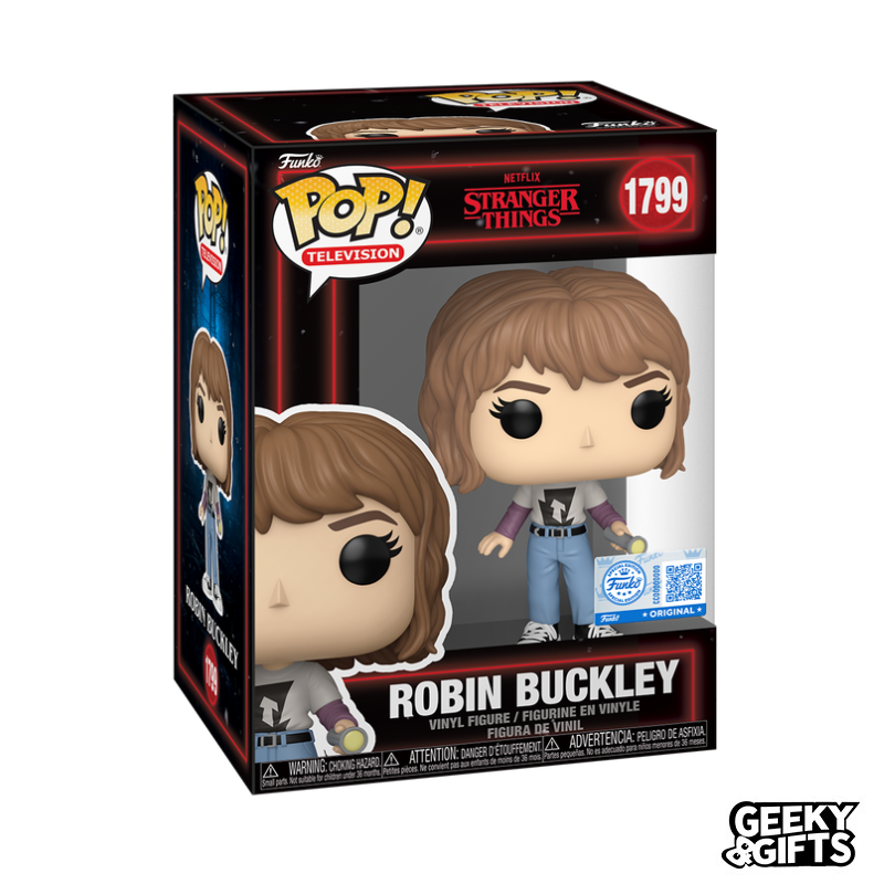 Preventa Funko Pop TV: Stranger Things 5 - Robin Buckley con Linterna Exclu 1799