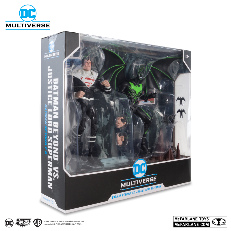 Mcfarlane DC Multiverse: Batman Beyond 2.0 - Batman Beyond Vs Justice Lord Superman - 2 Pack
