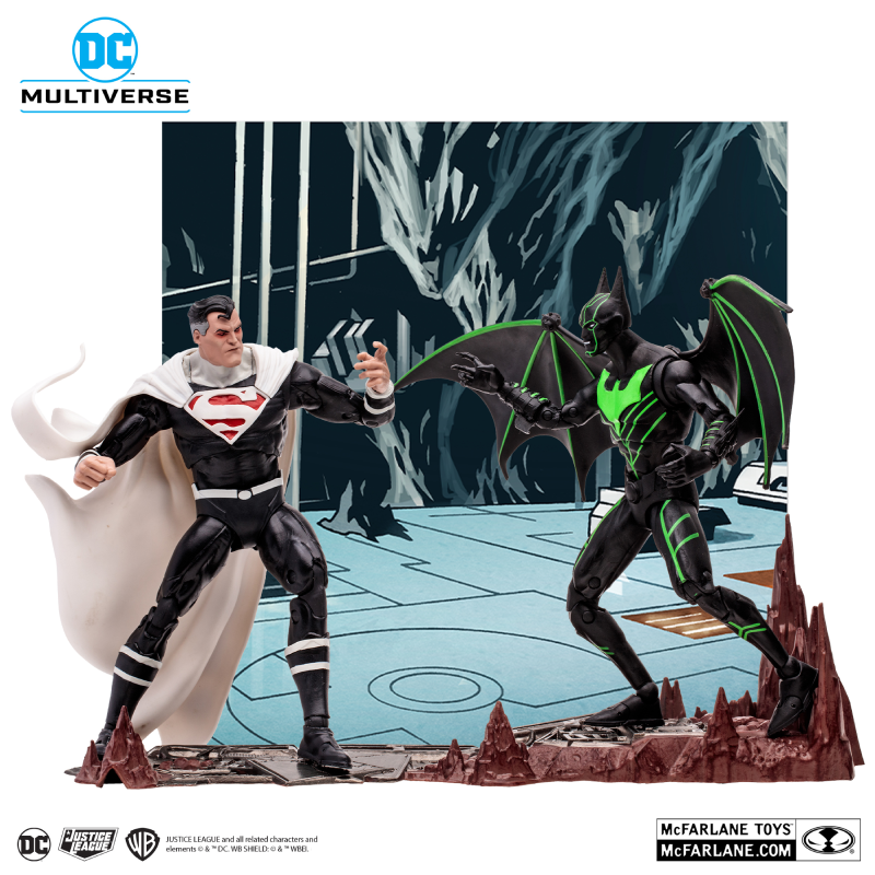 Mcfarlane DC Multiverse: Batman Beyond 2.0 - Batman Beyond Vs Justice Lord Superman - 2 Pack