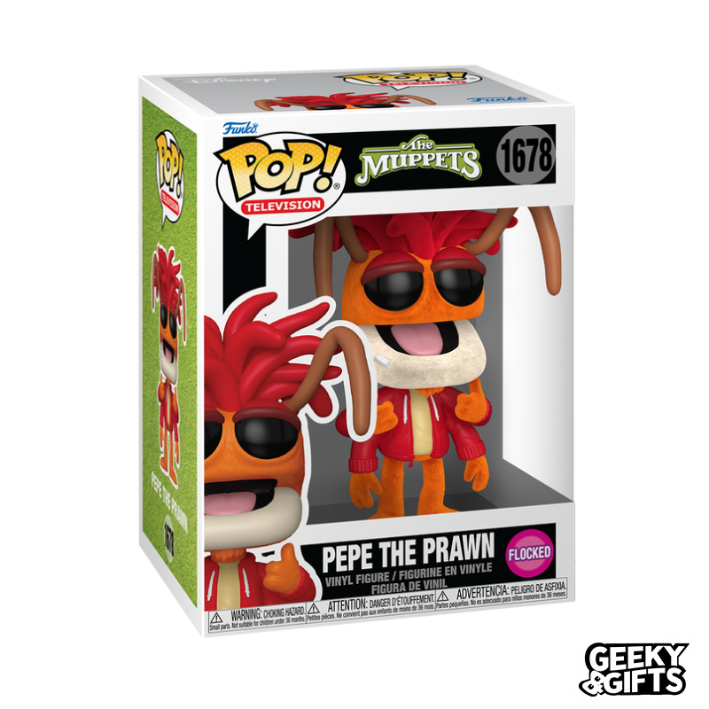 Preventa Funko Pop TV: Muppets - Pepe el Langostino Flocked 1678