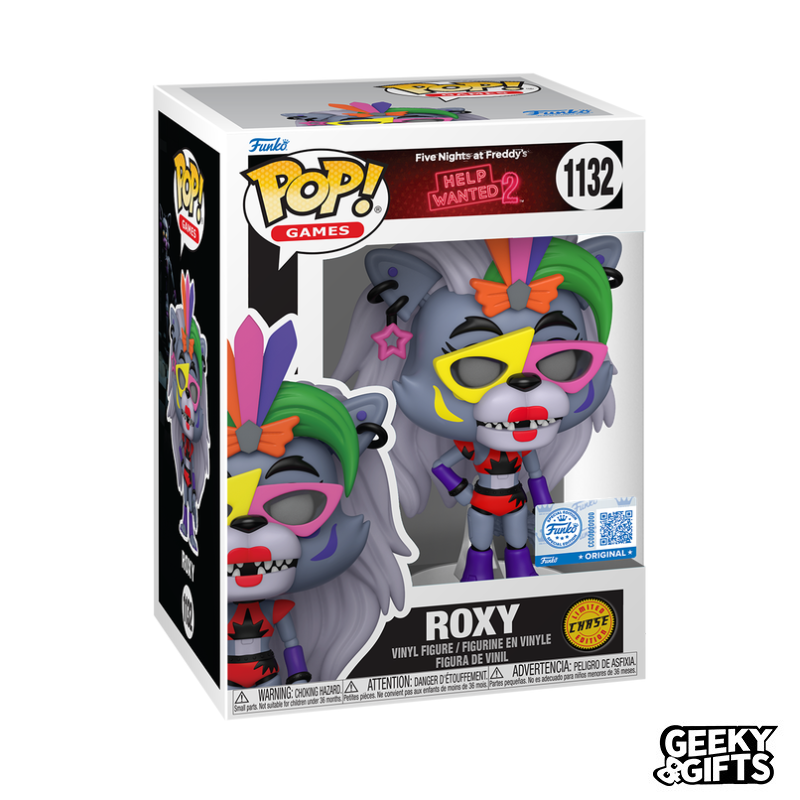 Preventa Funko Pop Games: Five Nights at Freddy's VR: Help Wanted 2 - Roxy Exclu 1132 CHASE