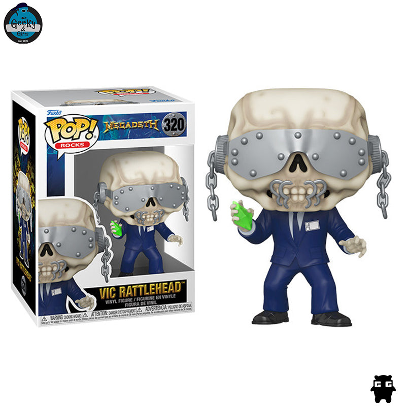 Funko Pop Rocks Vic Rattlehead 320