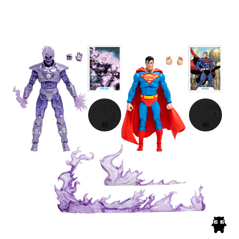 McFarlane DC Multiverse: DC Action Comics - Atomic Skull VS Superman - Gold Label 2 Pack