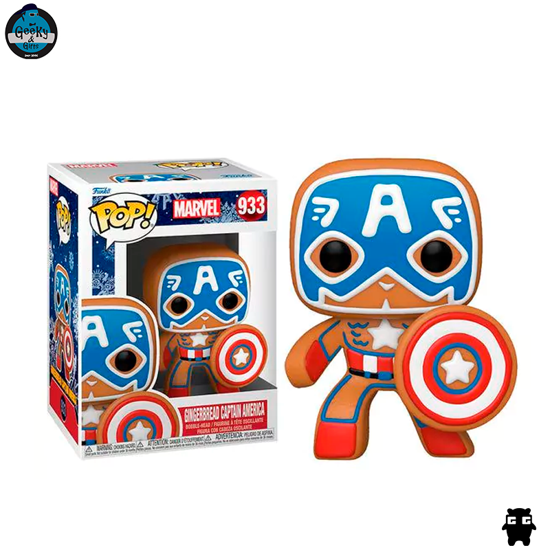 Funko Pop Marvel Gingerbread Captain America 933