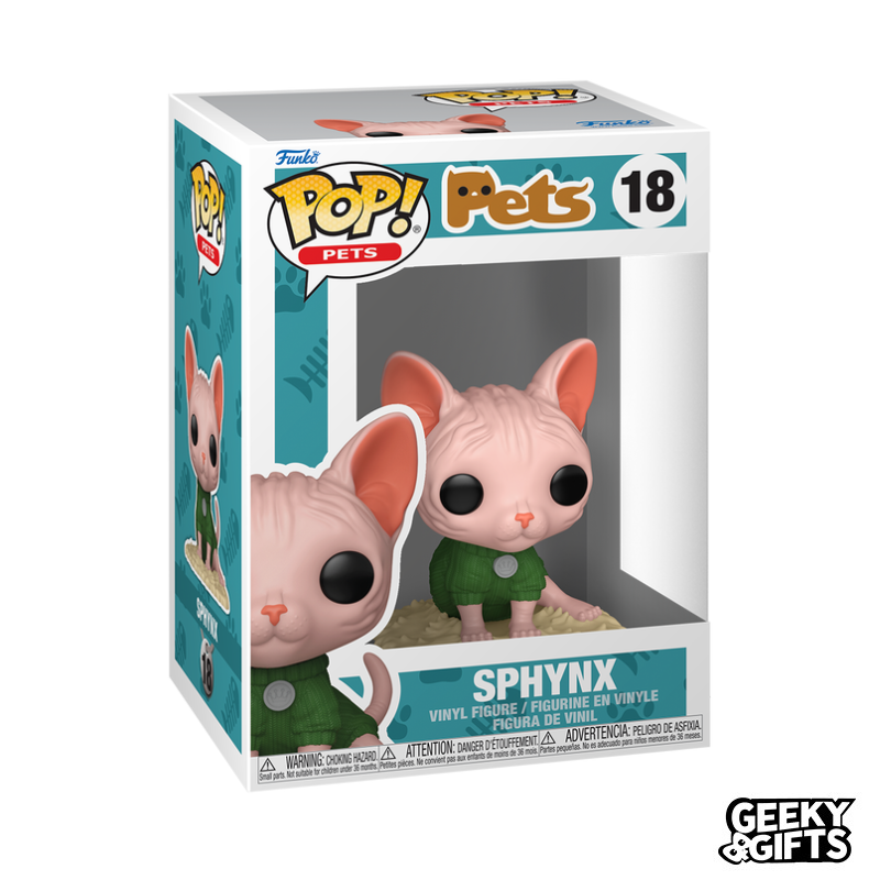 Funko Pop Pets: Mascotas 3 - Sphinx Cat 18