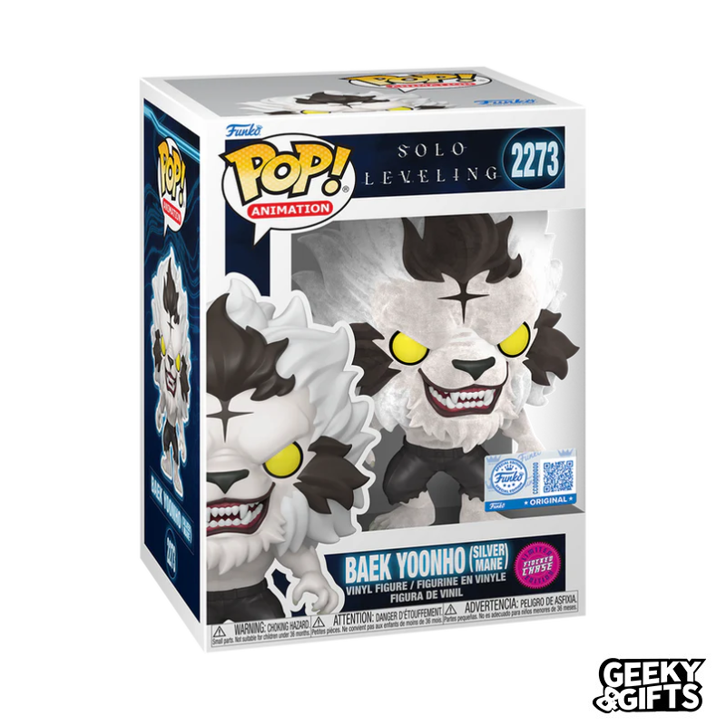 Funko Pop Animation: Solo Leveling - Baek Yoonho Melena Plateada Exclu 2273 Chase
