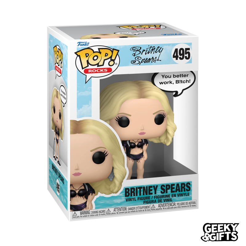 Funko Pop Sayings: Britney Spears - Work B!tch 495