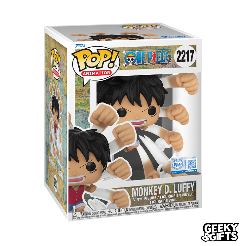 Funko Pop Animation: One Piece - Monkey D Luffy Golpeando Exclu 2275