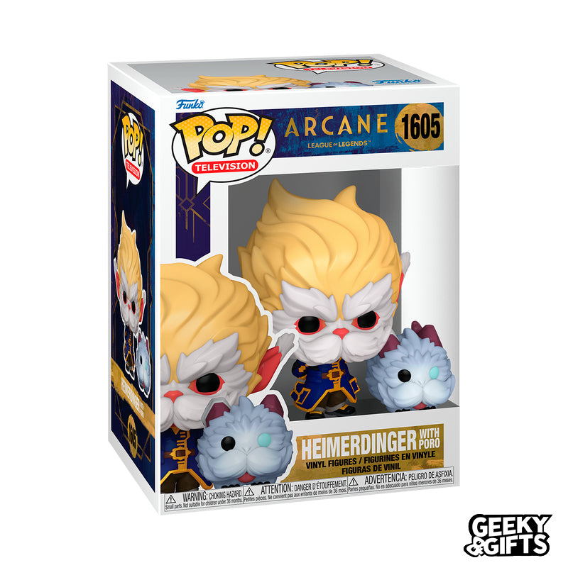 Funko Pop Television: Arcane - Heimerdinger with Poro 1605