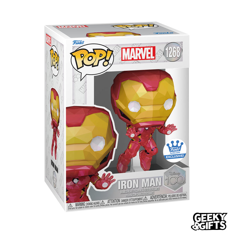 Funko Pop Disney 100 Marvel - Iron Man Facet 1268
