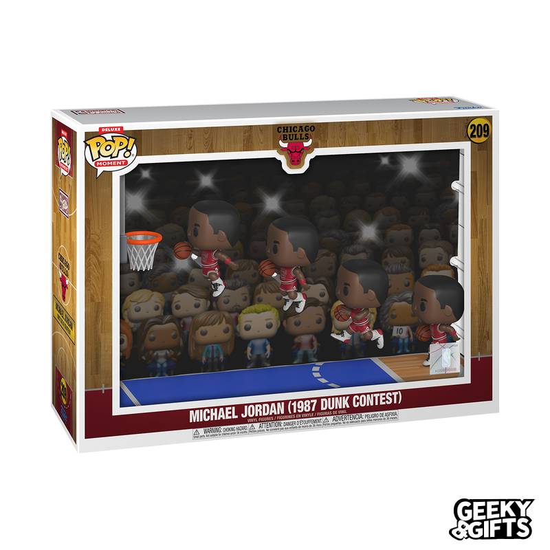 Preventa Funko Pop Deluxe Moment: NBA - Michael Jordan 1987 Dunk Contest 209