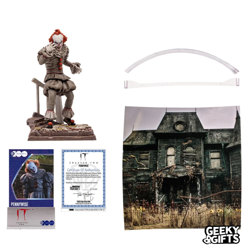 McFarlane Statues Movie Maniacs: Warner Bros 100 It Capitulo 2 - Pennywise