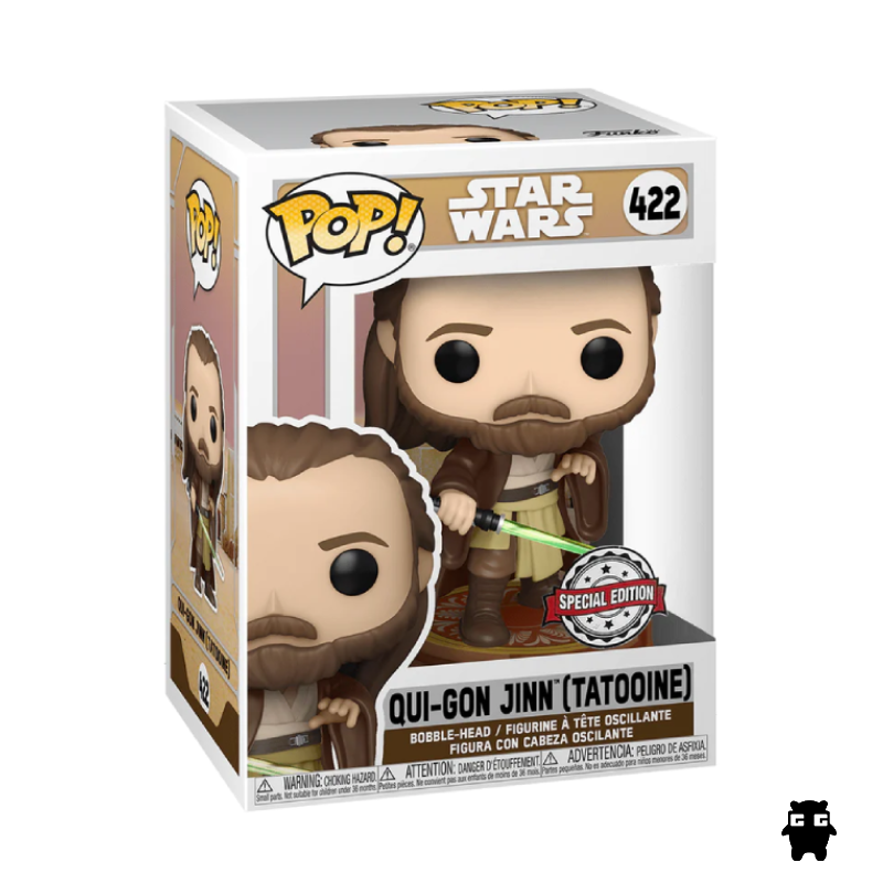 Funko Pop Star Wars: Across The Galaxy - Qui Gon Jinn Tatooine 422