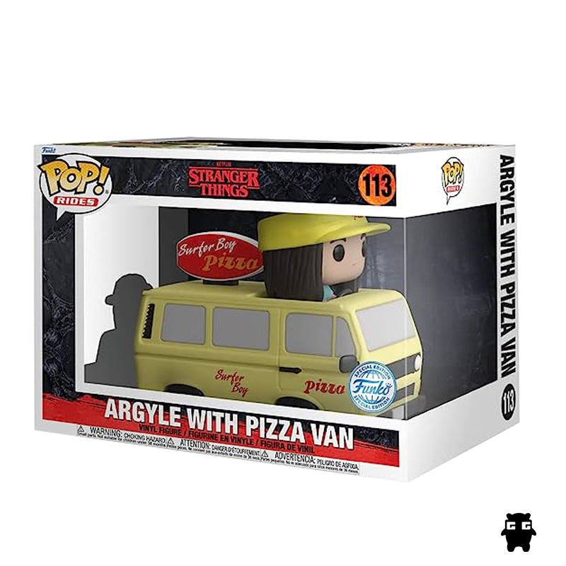 Funko Pop Rides Stranger Things Argyle With Pizza Van 113 Special Edition