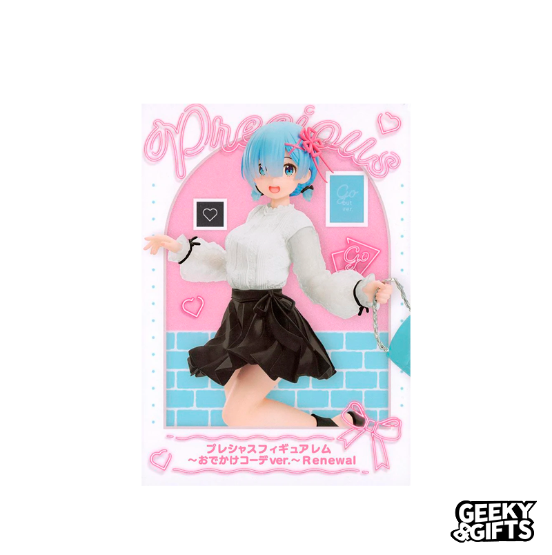Taito Prize Figure Precious Re Zero Rem Outing Coordination Renewal Edition