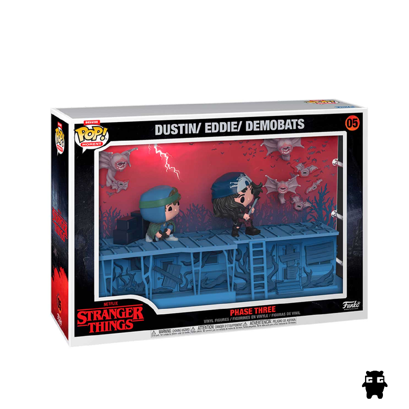 Funko Pop Stranger Things Dustin and Eddie Demobat Phase Three 05