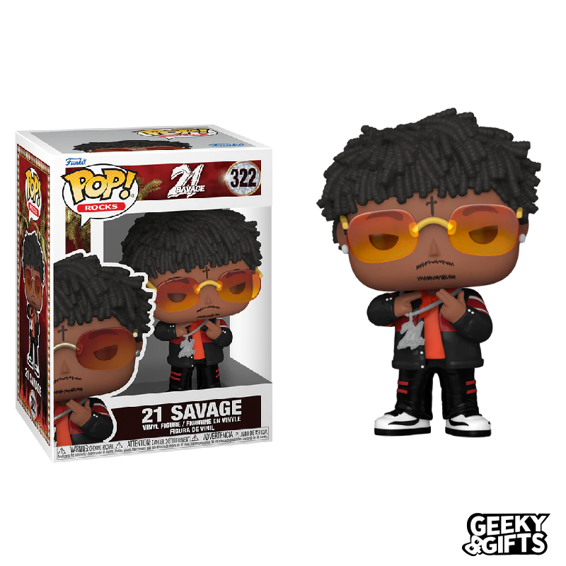 Funko Pop Rock 21 Savage 322