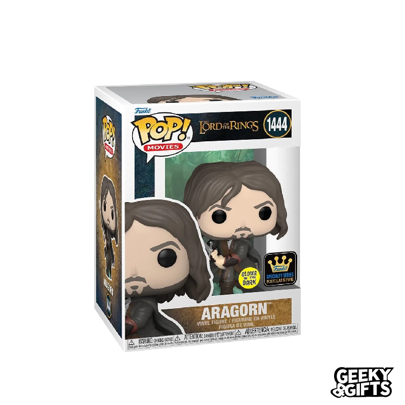 Funko Pop Movies The Lord of the rings - Aragon Speciatly series Glow 1444