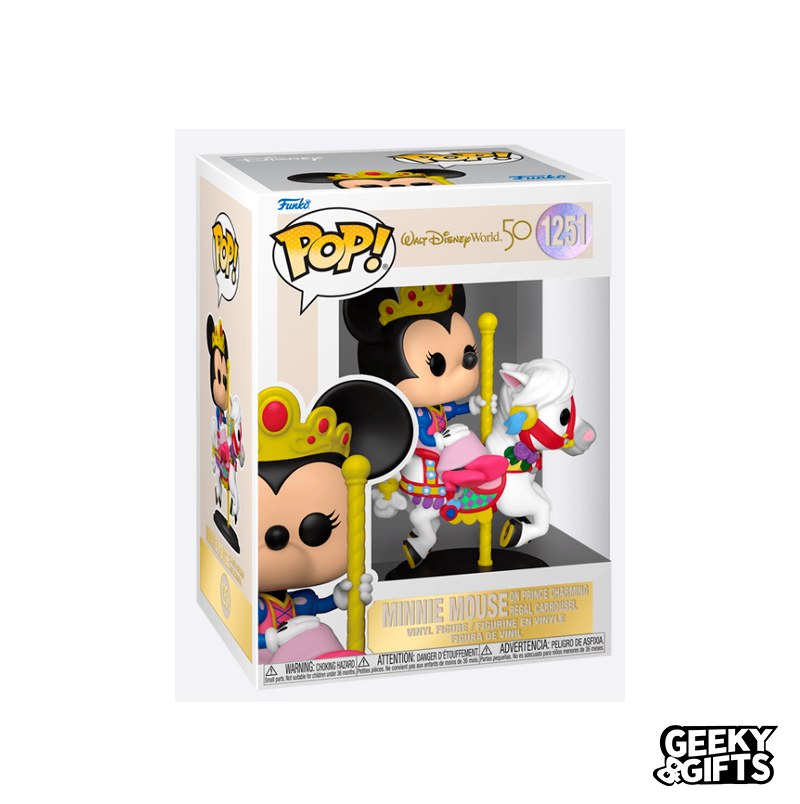 Funko Pop Disney: Minnie Mouse On Prince Charming Regal Carrousel 1251