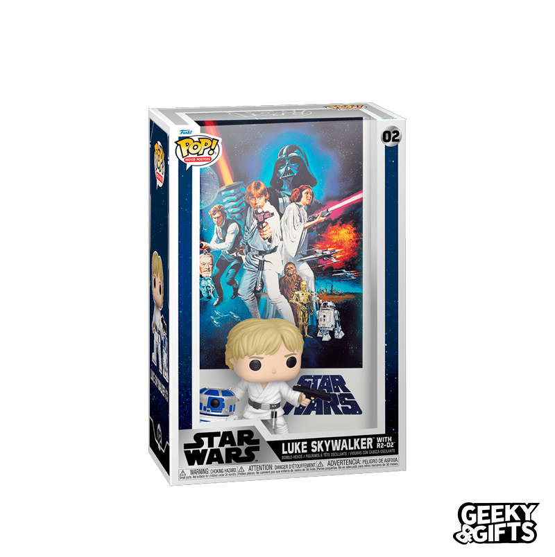 Funko Pop Movie Poster: Star Wars Luke Skywalker with R2 D2 02