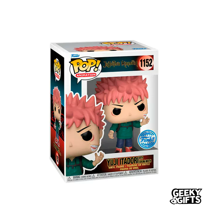 Funko Pop Animation: Jujutsu Kaisen - Yuji Itadori With Sukuna Mouth 1152
