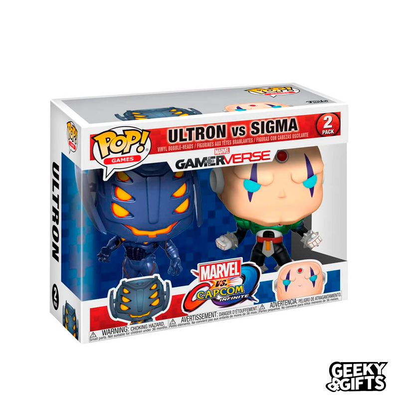 Funko Pop Games Ultron vs Sigma 2 Pack