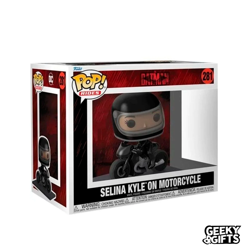 Funko Pop Rides Selina Kyle on Motorcycle 281