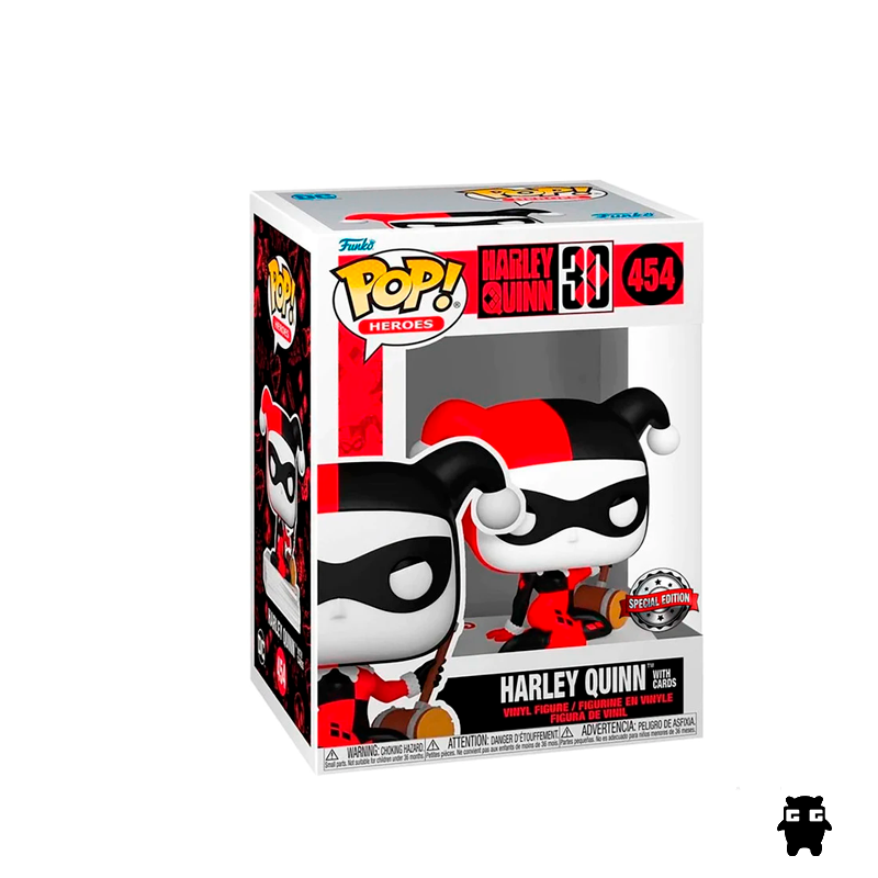 Funko Pop Heroes Harley Quinn with Cards 454