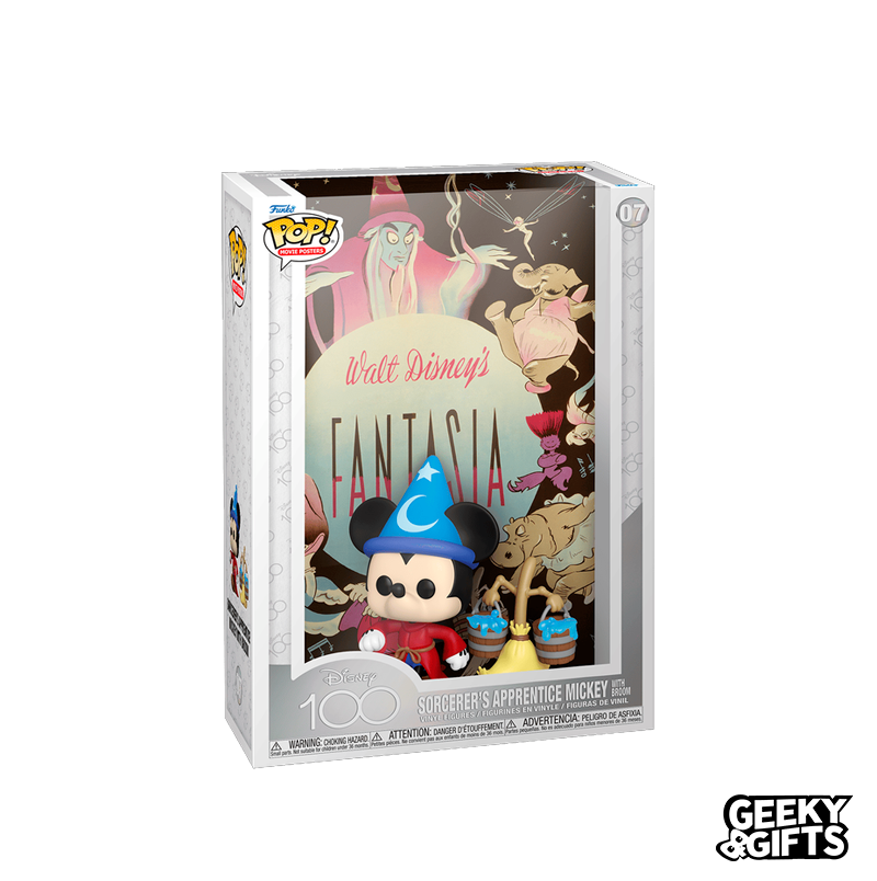Funko Pop Movie Posters Disney Sorcerers Apprentice Mickey With Broom 07
