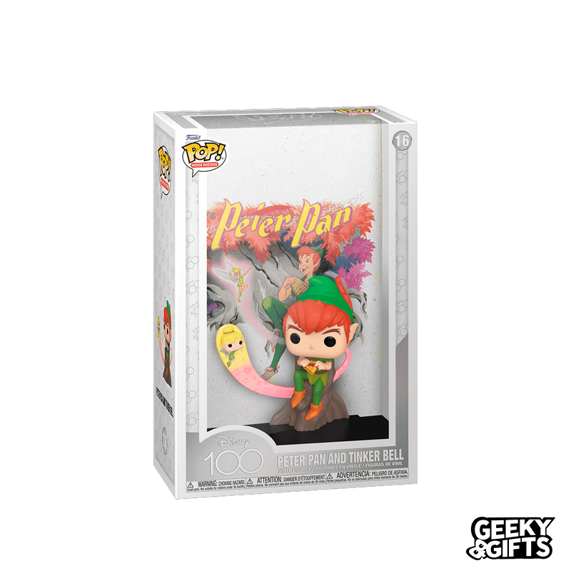 Funko Pop Movie Poster: Disney 100 Peter Pan y Tinkerbell 16