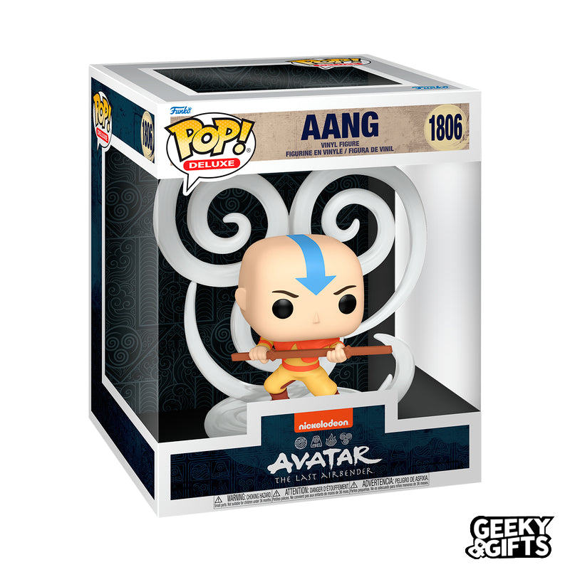 Funko Pop Deluxe: Avatar The Last Airbender - Aang Air Emblem 1806