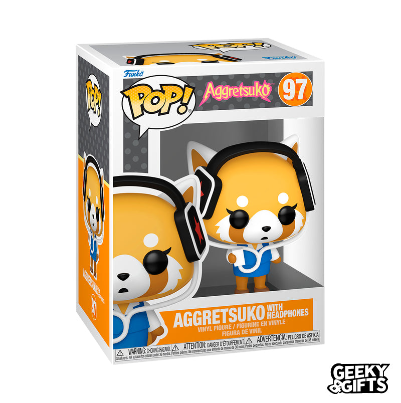 Funko Pop Sanrio: Aggretsuko - Aggretsuko with Headphones 97