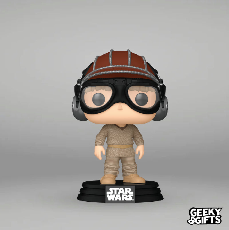 Funko Pop Star Wars: La Amenaza Fantasma - Anakin con Casco 698