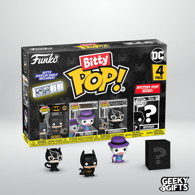 Funko Bitty Pop: DC Batman 85 Aniversario - Batman 4 Pack