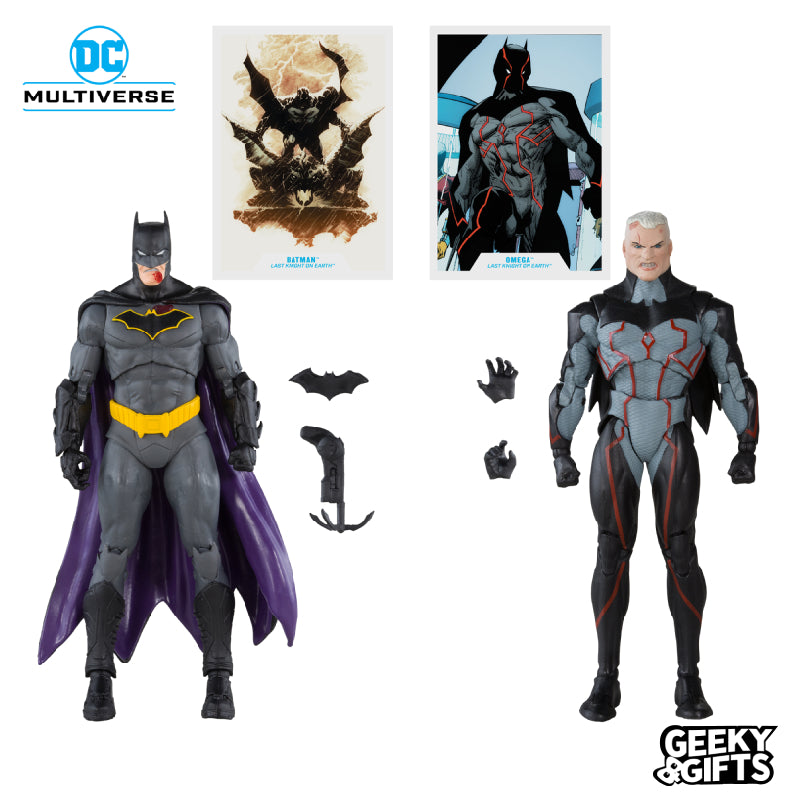 McFarlane DC Multiverse: Omega vs Batman 2 Pack Gold Label
