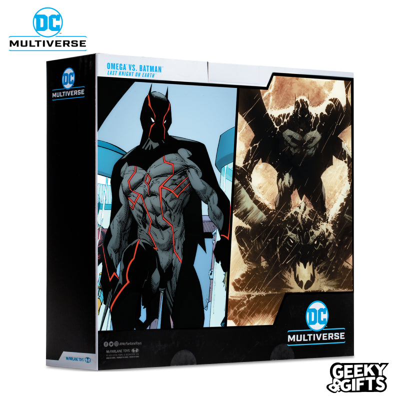 McFarlane DC Multiverse: Omega vs Batman 2 Pack Gold Label