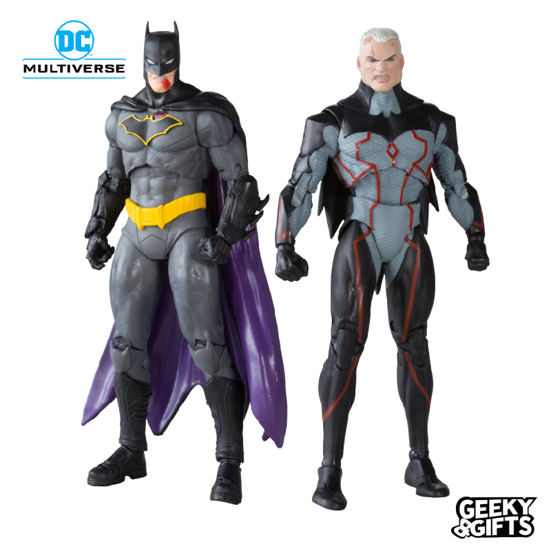 McFarlane DC Multiverse: Omega vs Batman 2 Pack Gold Label