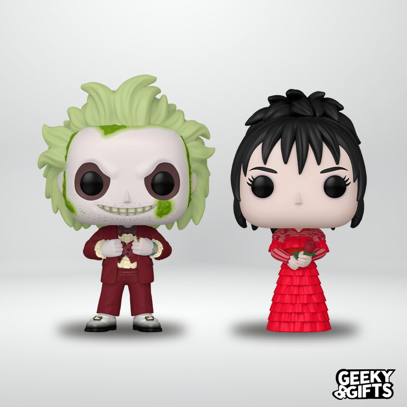 Funko Pop Movies: Beetlejuice 2 - Beetlejuice and Lydia Deetz 2 Pack