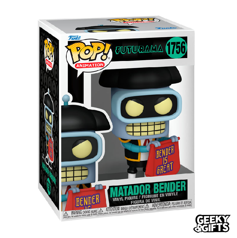 Funko Pop Animation: Futurama - Matador Bender 1756