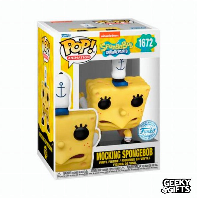 Funko Pop Animation: Bob Esponja - Bob Burlon 1672