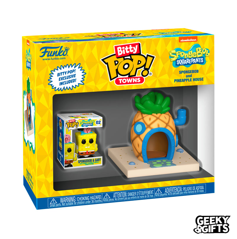 Funko Bitty Pop Town: Bob Esponja - Bob Esponja en Casa