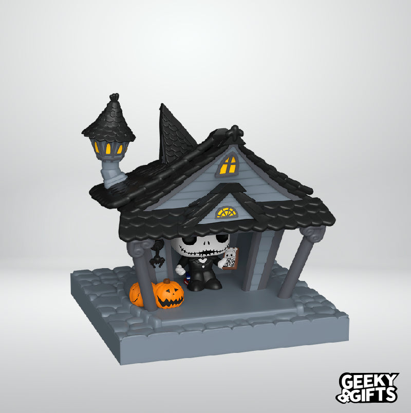 Funko Bitty Pop Town: Disney - Jack Skellington en Casa
