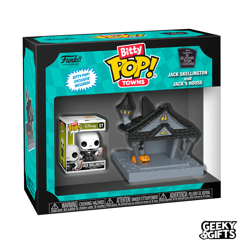 Funko Bitty Pop Town: Disney - Jack Skellington en Casa
