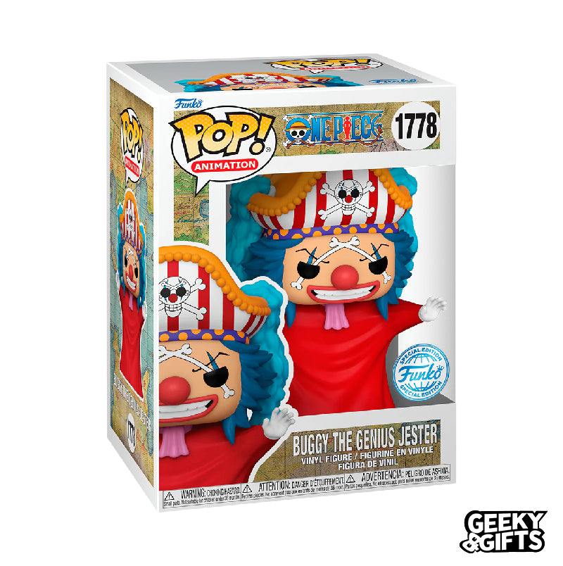Funko Pop Animation: One Piece - Buggy The Genius Jester 1778 Special Edition