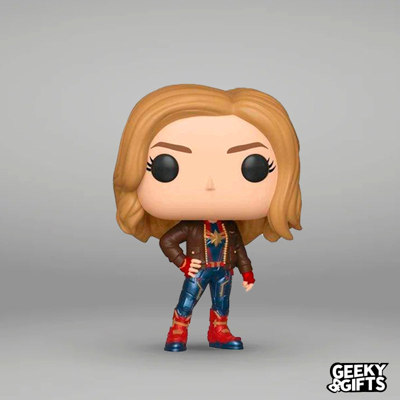 435 Captain Marvel Hot Topic Captain Marvel Jacket Pop Funko