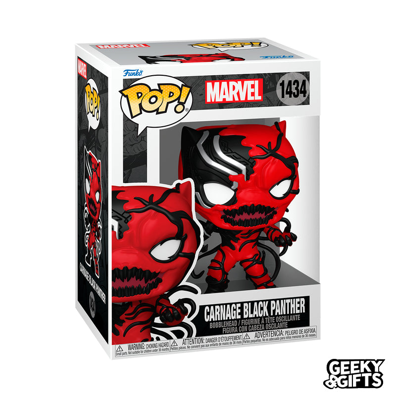 Funko Pop Marvel: Carnageized - Carnage Black Panther 1434