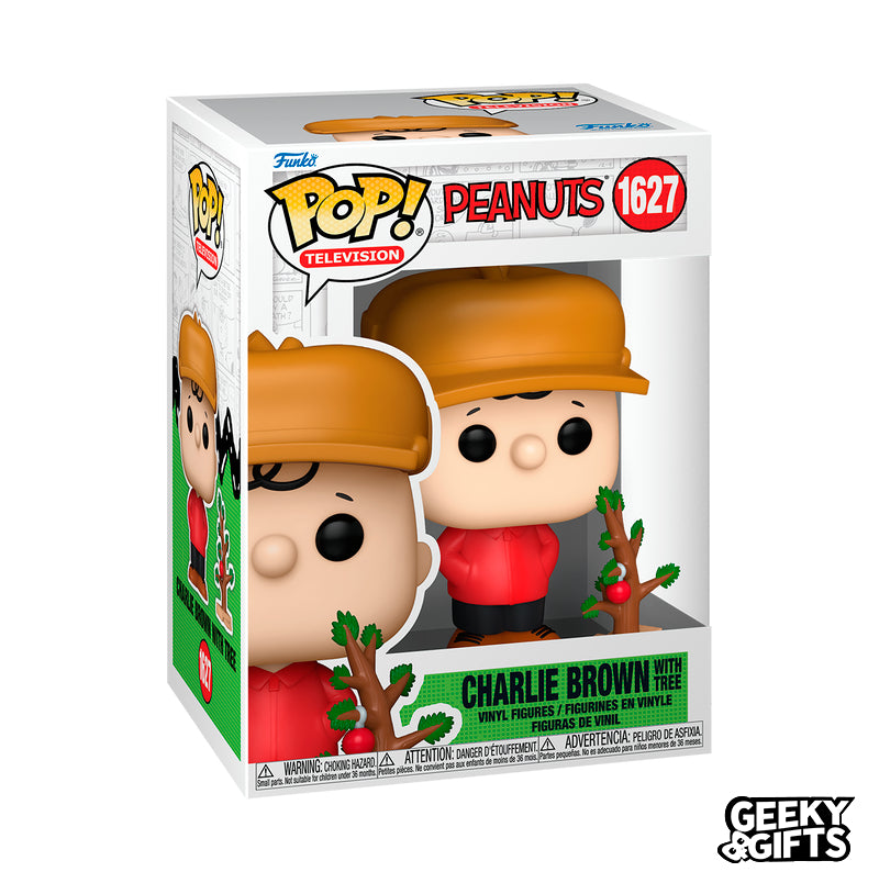 Funko Pop Television: Peanuts - Charlie Brown con Árbol 1627
