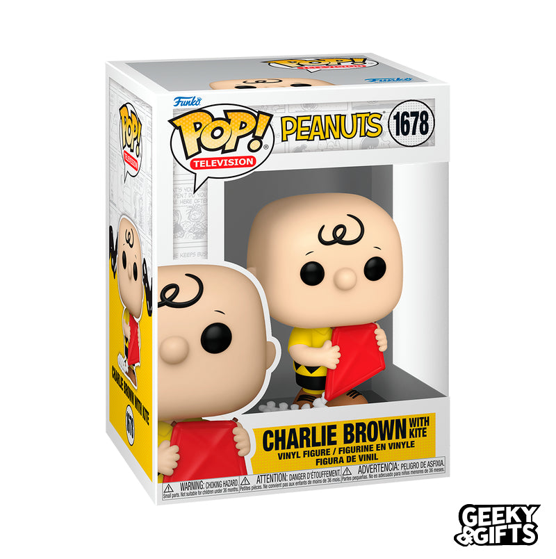 Funko Pop Television: Peanuts - Charlie Brown con Cometa 1678